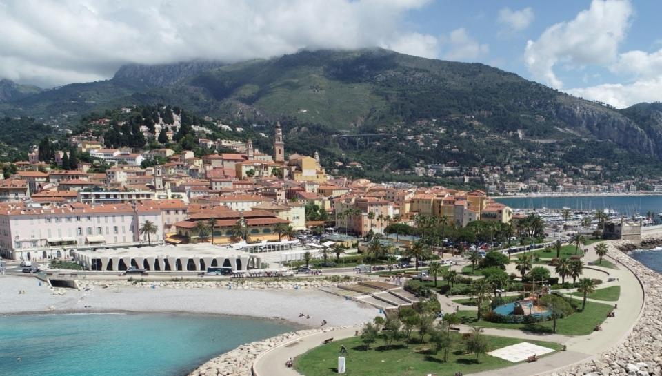 Station d'épuration des eaux usées de Menton (Alpes-Maritimes)