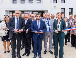 Inauguration d'une station d'épuration innovante