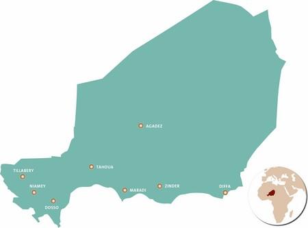 Carte Niger