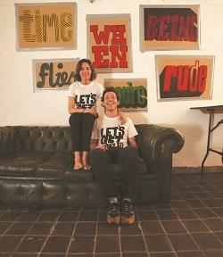 Le duo d'artistes Rude