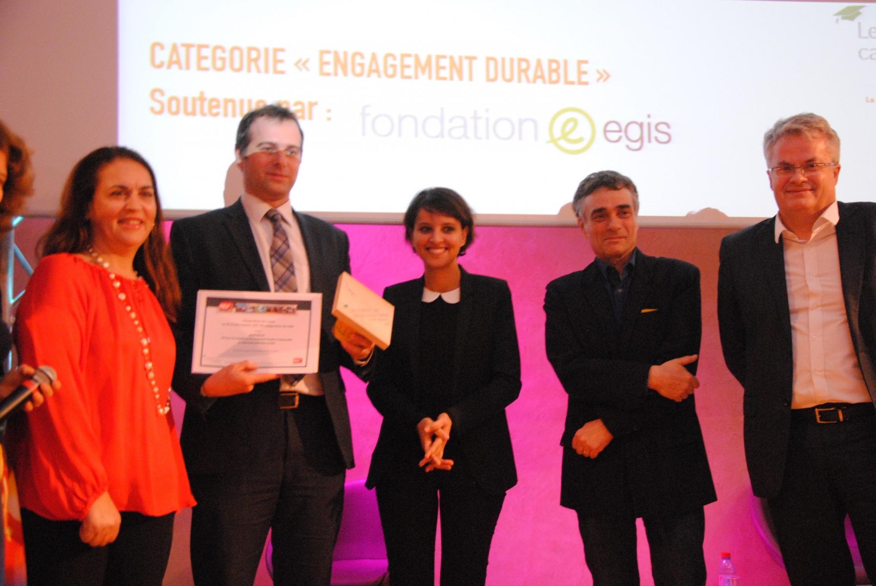 Remise des prix en présence de Najat Vallaud-Belkacem