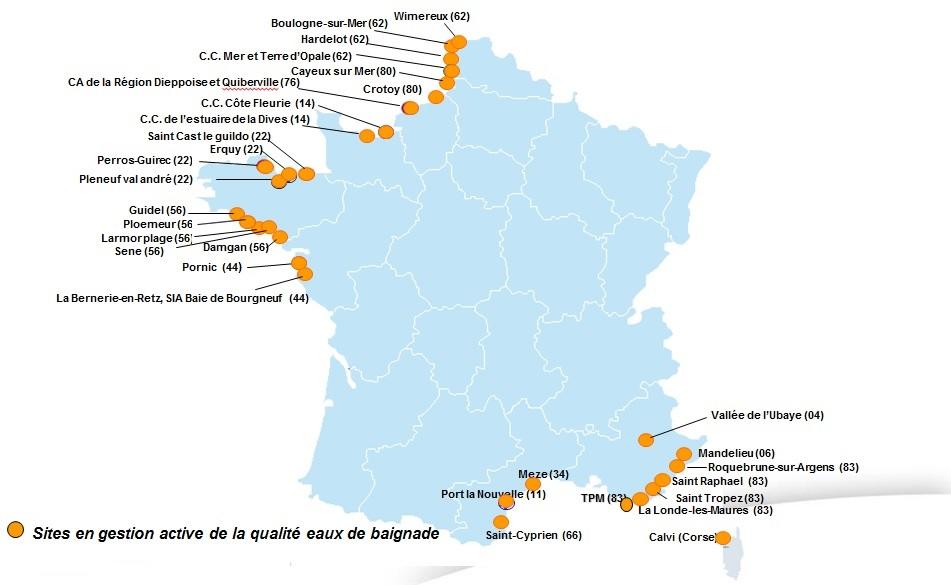 Surveillance et contrôle des eaux de baignade