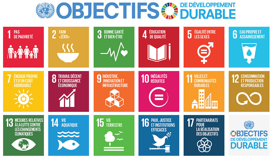 Les 17 objectifs de développement durable