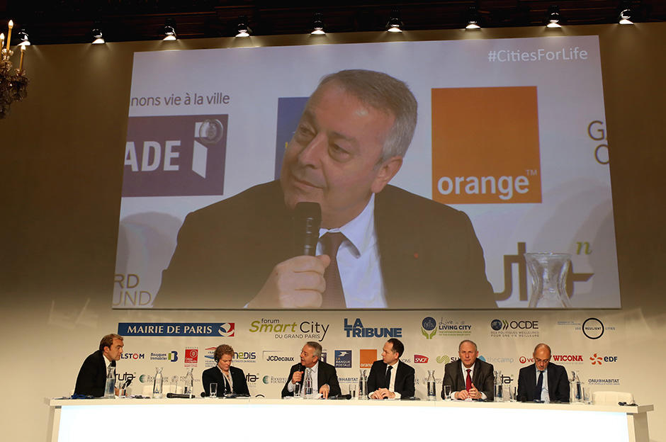 Antoine Frérot, PDG de Veolia au Forum "Cities for life"