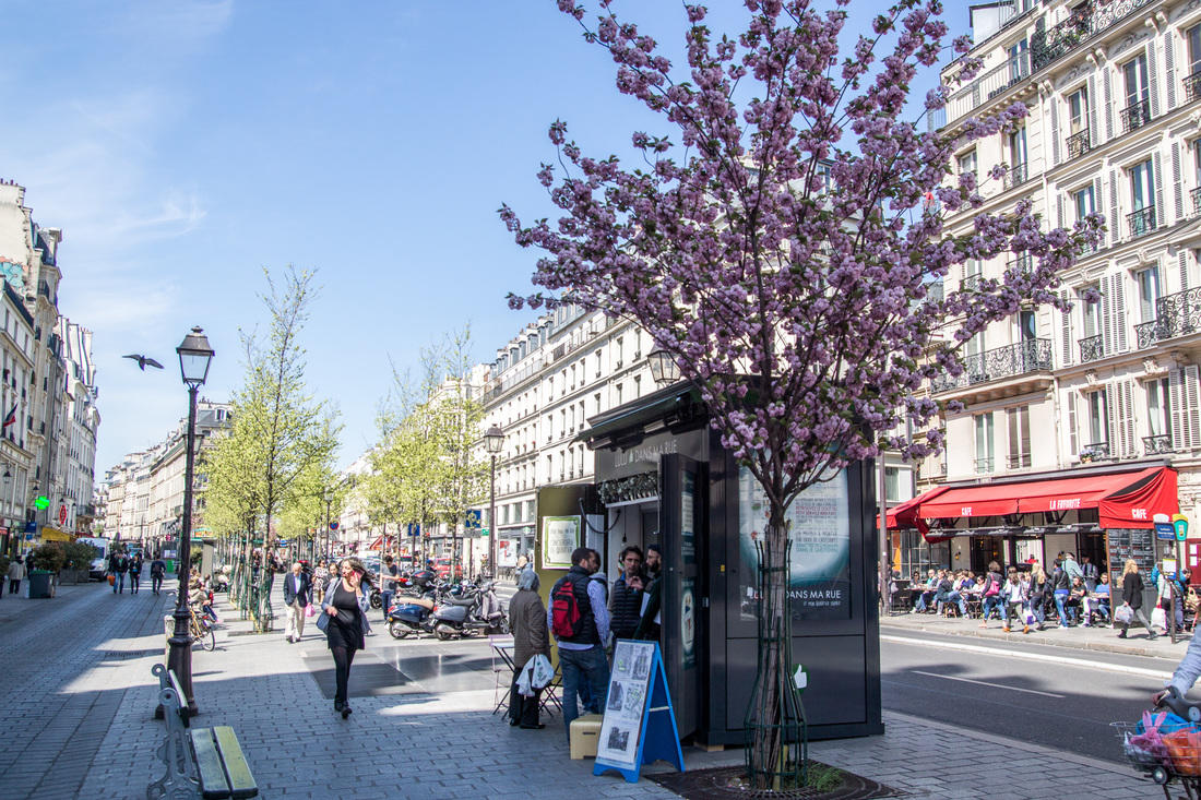 Le 1er kiosque dans le 4è arrondissement de Paris