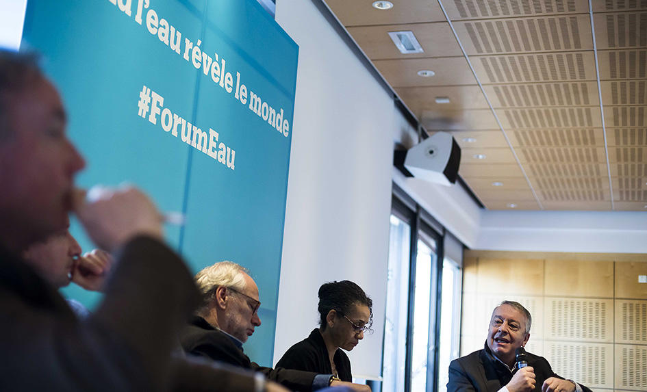 Antoine Frérot participait samedi au Forum organisé par Libération sur les enjeux de l’eau, intitulé : « Quand l’Eau révèle le Monde »
