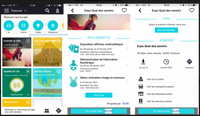 Retrouvez l'agenda sur l'application Urban Pulse