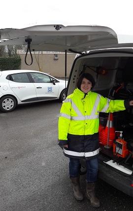 Jennifer, technicienne eau potable à Metz