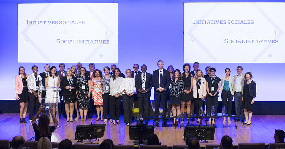 Photo Trophée des initiatives sociales 2017