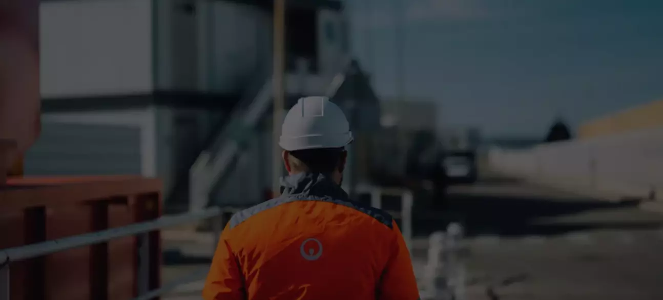 Employé Veolia sur site