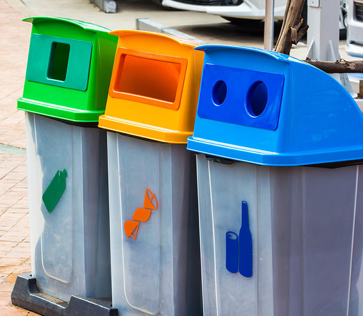 Poubelles de tri