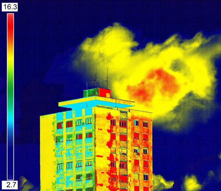 Analyse déperdition de chaleur sur bâtiment