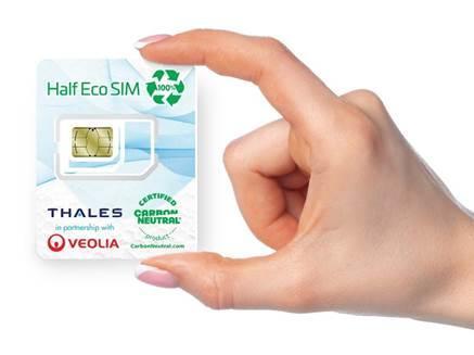 Eco-sim card Thalès Veolia