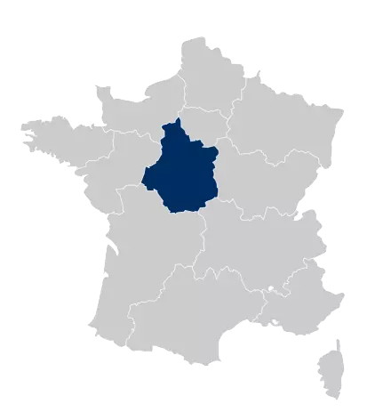Centre Val de Loire - Map