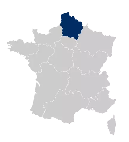 Hauts de France - Map