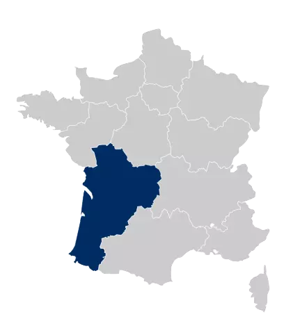 Nouvelle-Aquitaine - Map
