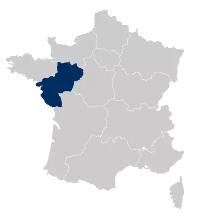 Pays de la Loire - Map