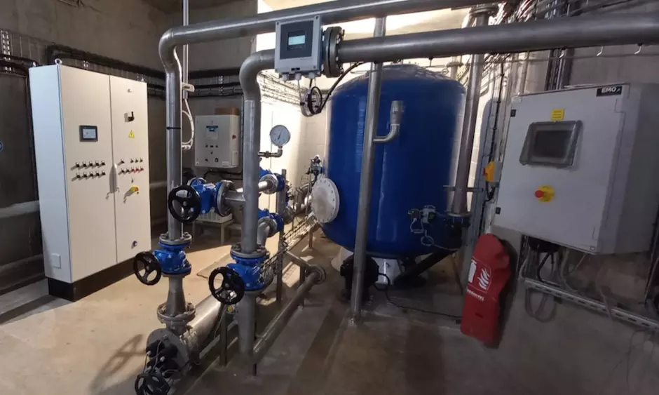 Installation de réutilisation des eaux usées