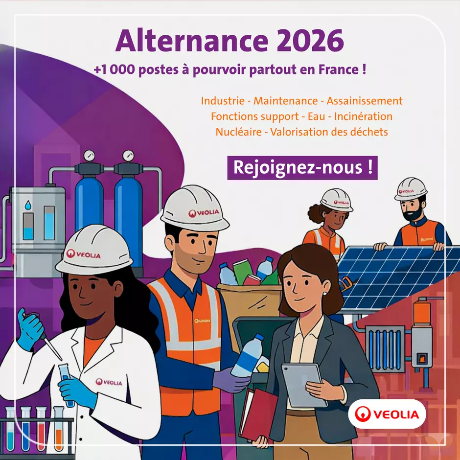 Rejoignez Veolia - Alternance 2026