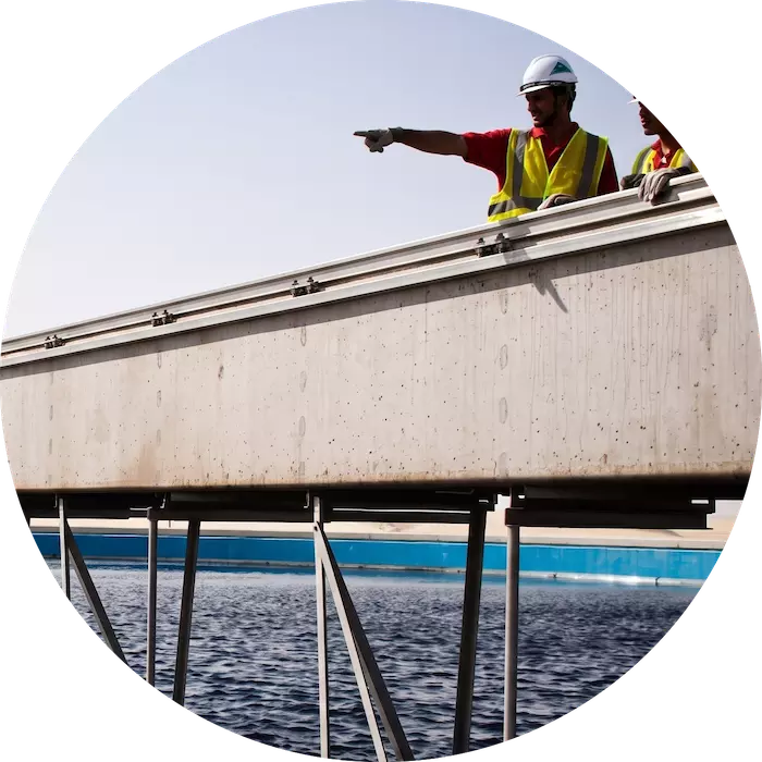 Site de traitement et la distribution de l'eau potable