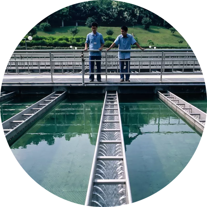 Site de traitement des effluents industriels
