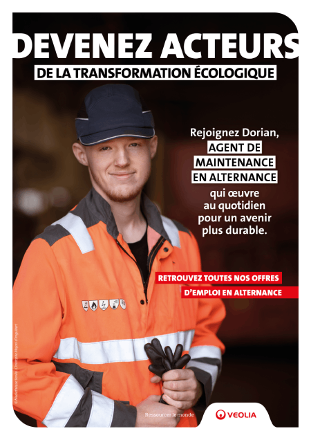 Dorian, Agent de maintenance en alternance chez Veolia