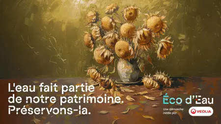 L'eau fait partir de notre patrimoine, préservons-là. Eco d'Eau Veolia
